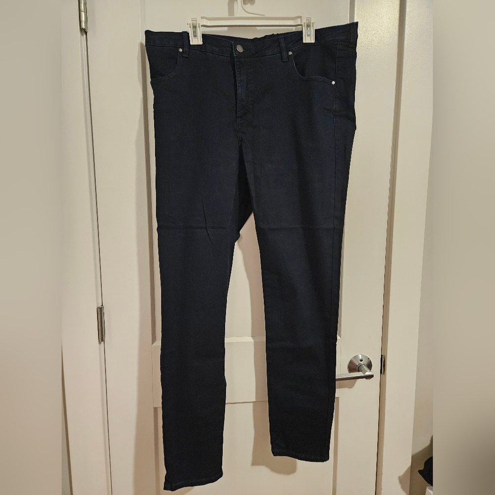 Universal Standard Dark Indigo Skinny Jeans